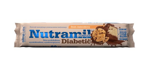 Nutramil complex Diabetic baton ciasteczkowy, 60 g
