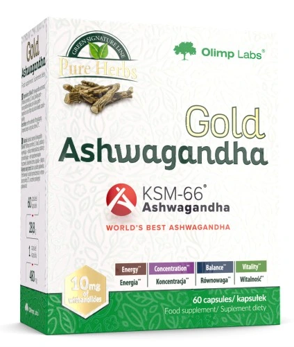 Olimp Gold Ashwagandha, 60 kapsułek