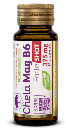 Olimp Chela-Mag B6 Forte, shot, pomarańczowy, 25 ml