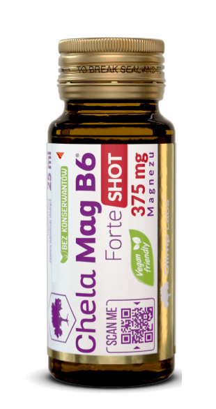 Olimp Chela-Mag B6 Forte, shot, wiśniowy, 25 ml