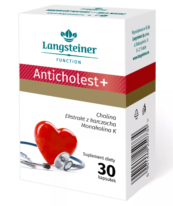 Anticholest+, 30 kapsułek