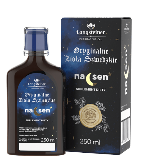Langsteiner Oryginalne Zioła Szwedzkie, na sen, 250 ml