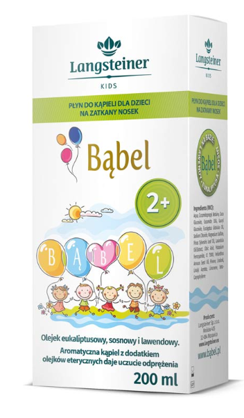 Bąbel, płyn do kąpieli na zatkany nosek, 200 ml