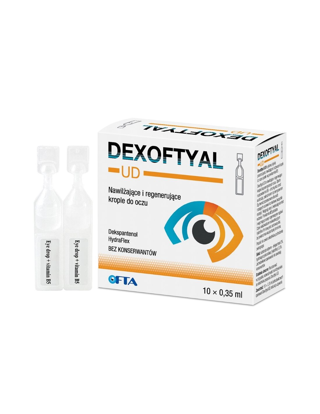 Dexoftyal UD, krople do oczu, 10 x 0,35 ml