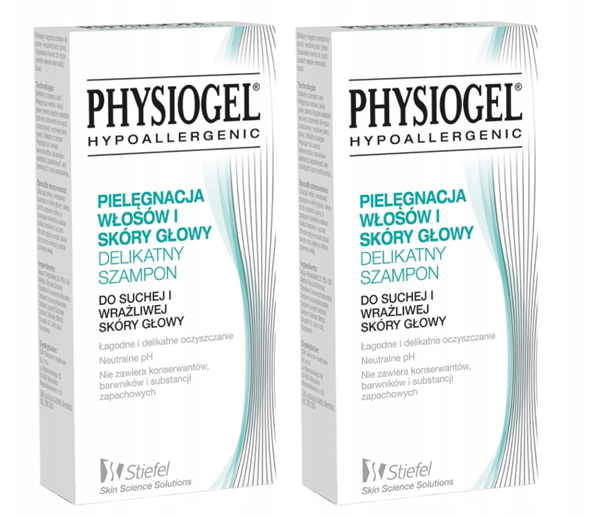 Physiogel Hypoallergenic, szampon, 2 x 250 ml