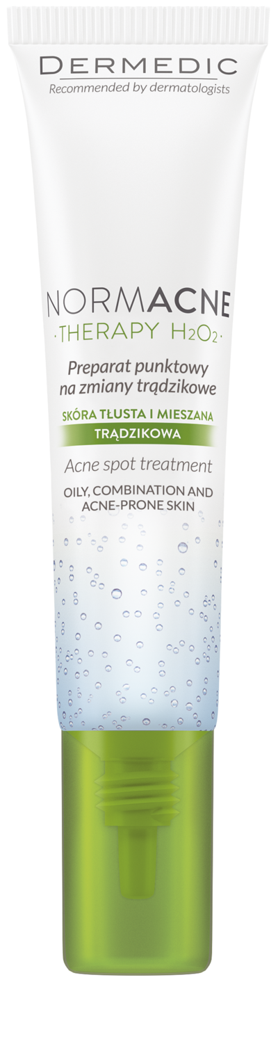 Dermedic Normacne Therapy H2O2, preparat punktowy na zmiany trądzikowe, 15 ml