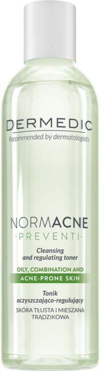 Dermedic Normacne Preventi, tonik oczyszczająco-regulujący, 200 ml