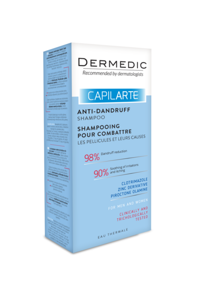 Dermedic Capilarte, szampon zwalczający łupież i jego przyczyny, 300 ml