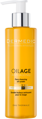 Dermedic Oilage Anti-Ageing, syndet olejowy do mycia twarzy, 200 ml
