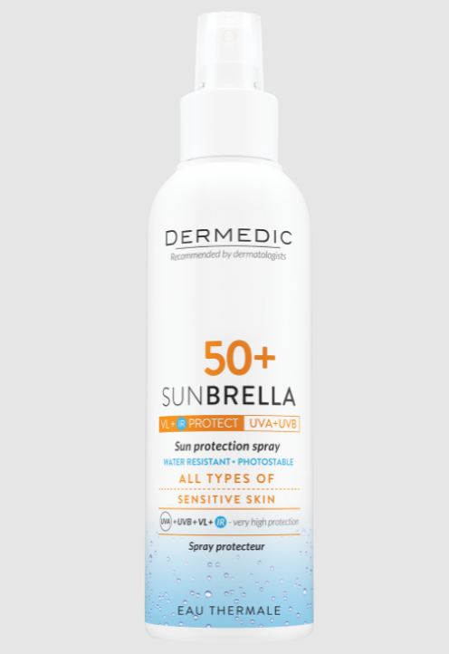 Dermedic Sunbrella, spray ochronny, SPF 50, 150 ml