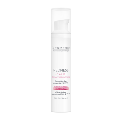 Dermedic Redness Calm, krem korygujący na dzień UV+IR, 40 ml