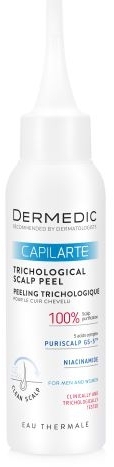 Dermedic Capilarte,  peeling trychologiczny do skóry głowy, 100 ml