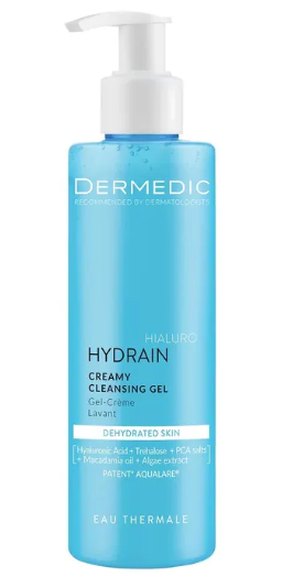 Dermedic Hydrain kremowy żel do mycia twarzy, 200 ml