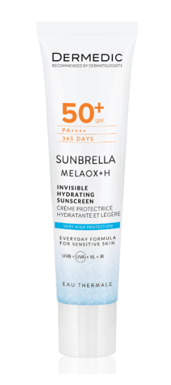 Dermedic Sunbrella, nawilżający, lekki krem ochronny, SPF 50+, 40 ml