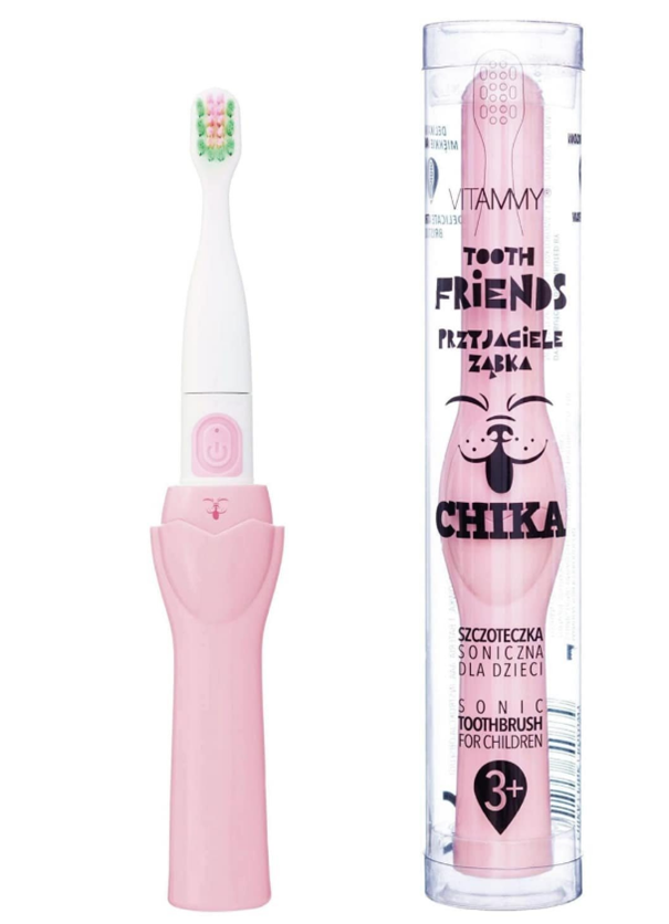 Vitammy Tooth Friends 3+, soniczna, Pink Chika, 1 szt.