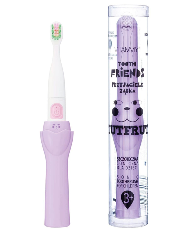 Vitammy Tooth Friends 3+, soniczna, Purple Tutfrut, 1 szt.
