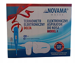 Novama White termometr + elektryczny aspirator do nosa