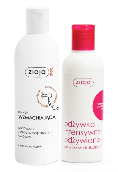ZIAJA szampon, 300 ml + odżywka, 200 ml