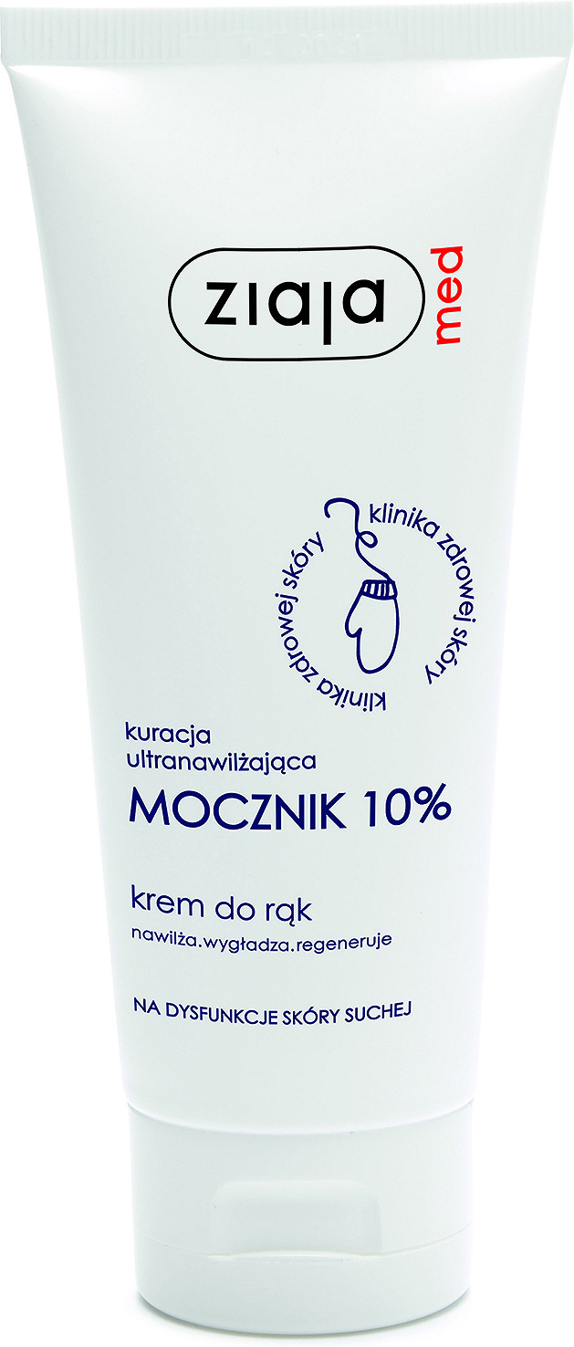 Ziaja Med Kuracja Ultranawilżająca Mocznik 10%, krem zmiękczający do rąk, 100 ml