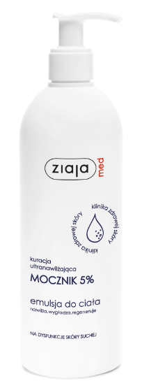 Ziaja Med Mocznik 5%, emulsja do ciała, 400 ml