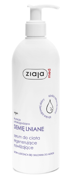 Ziaja Med Siemię Lniane, serum do ciała, 400 ml