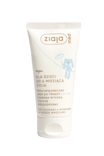 Ziaja Med,  krem do twarzy przeciwsłoneczny, SPF 50, 50 ml