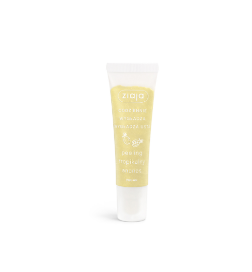 Ziaja Tropikalny Ananas, peeling do ust, 12 ml