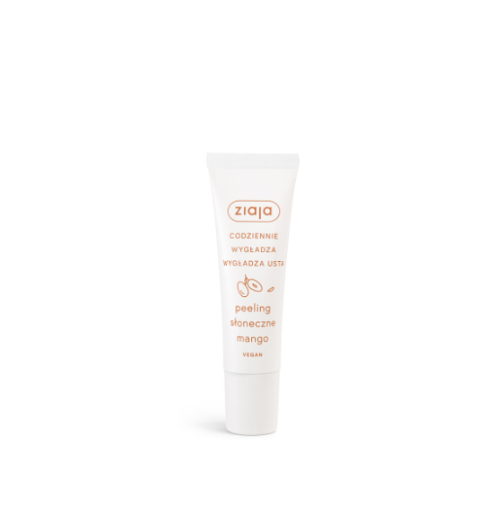 Ziaja Słoneczne Mango, peeling do ust, 12 ml