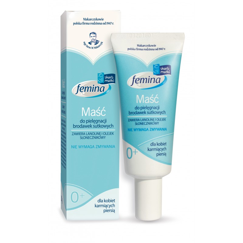 Femina maść do pielęgnacji brodawek sutkowych, 30 g