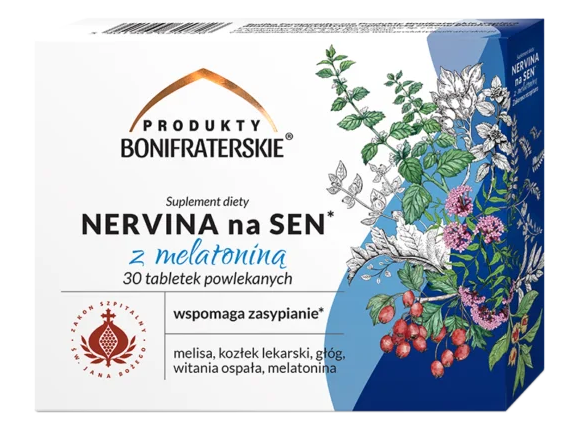 Nervina Na Sen Z Melatoniną, 30 tabletek