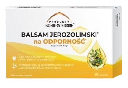 Produkty Bonifraterskie Balsam Jerozolimski na odporność, 60 kapsułek
