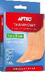 Plaster tkaninowy z opatrunkiem cielisty APTEO uniwersalny, 1 m x 6 cm, 1 szt.