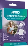 Plastry transparentne wodoodporne APTEO zestaw superelastycznych plastów, 8 szt.