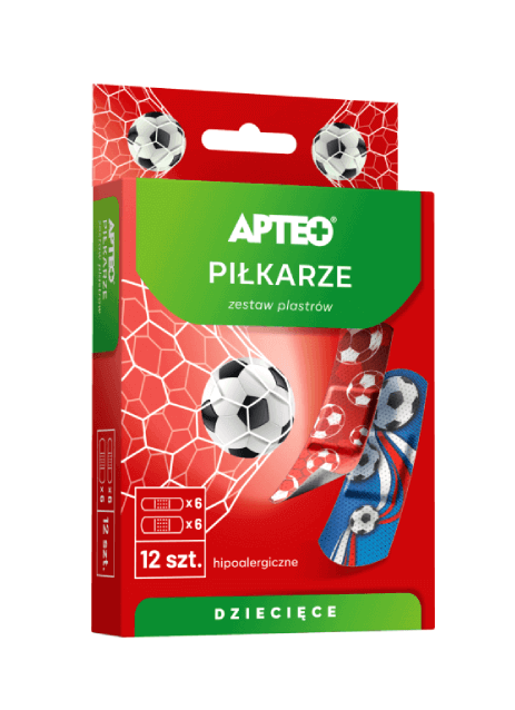 Plastry dla dzieci APTEO piłkarze, 12 szt.