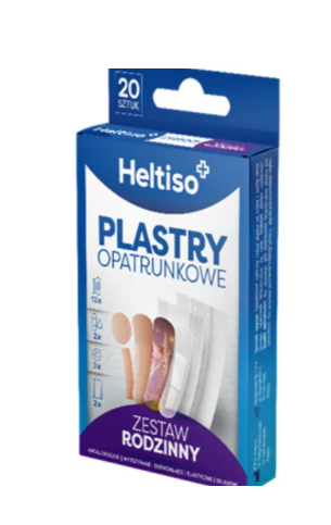 Heltiso zestaw rodzinny plastry, 20 szt.