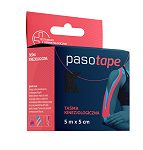 PASOTAPE Taśma Kinezjologiczna czarna 5m x 5cm 1 szt.