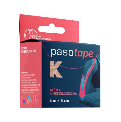 Paso Tape, taśma kinezjologiczna 5cm x 5m, 1 szt