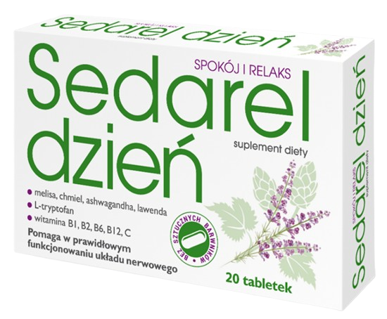 Sedarel Dzień, 20 tabletek