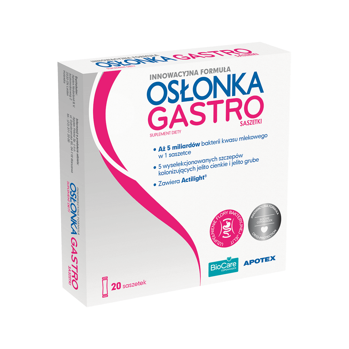 Osłonka Gastro, proszek, 20 sasz.