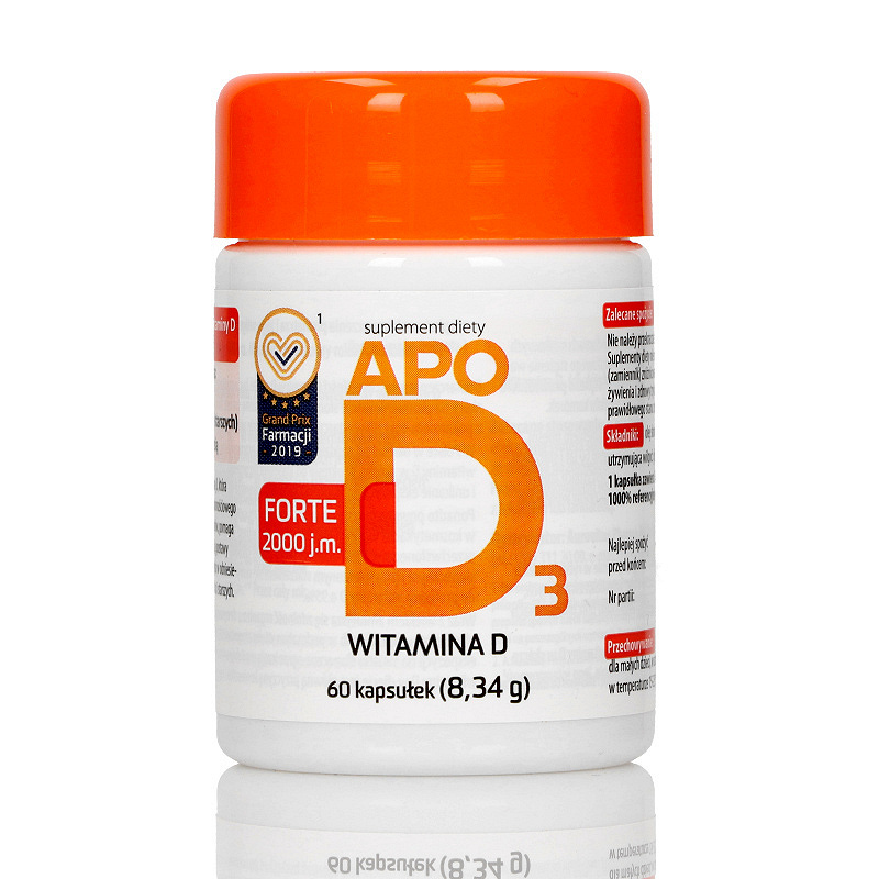 ApoD3 Forte, 2000 j.m., 60 szt.