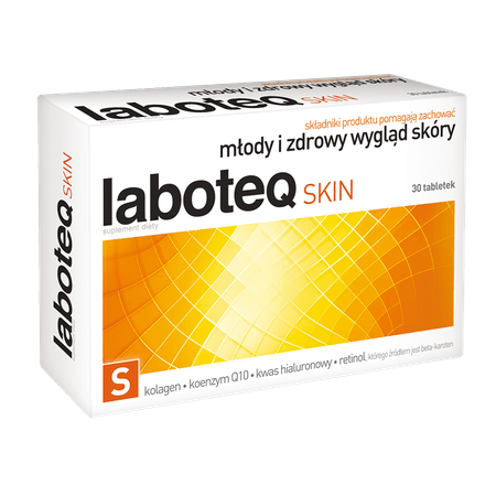 Laboteq SKIN, tabletki ze składnikami pomagającymi zachować zdrowy i młody wygląd skóry, 30 szt.