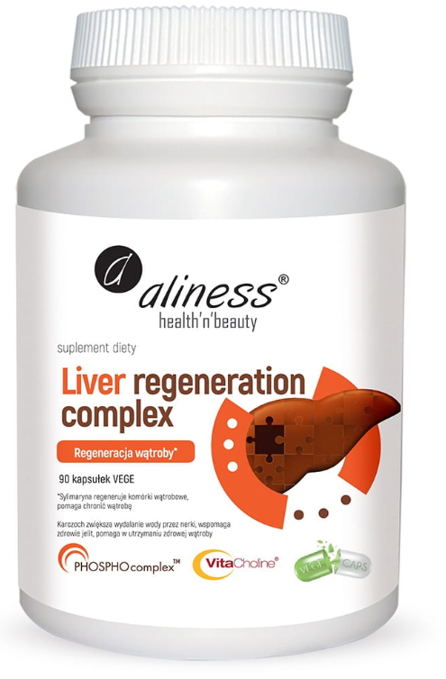 Aliness Liver Regeneration Complex, 90 vege kapsułek