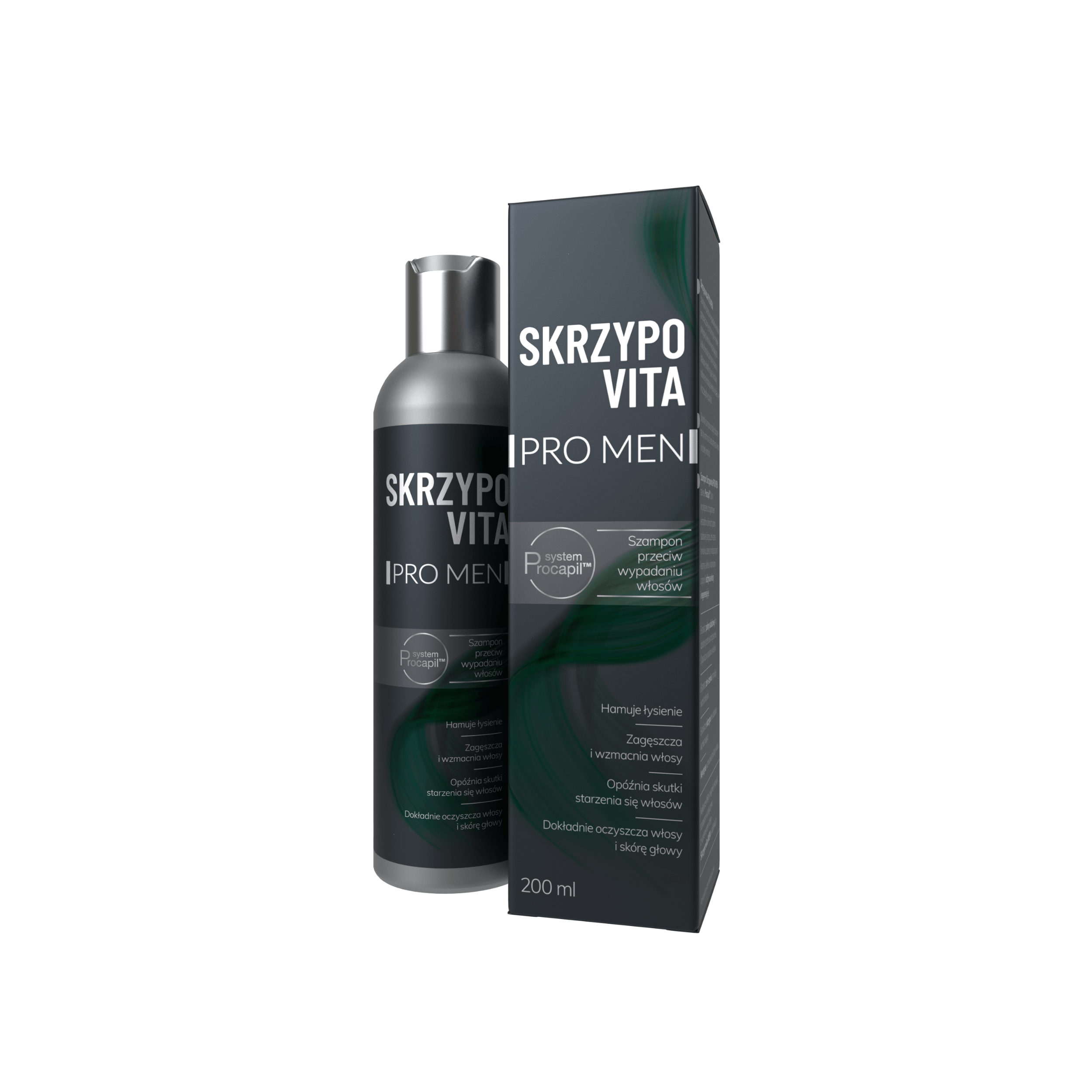 Skrzypovita PRO MEN, szampon przeciw wypadaniu włosów, 200 ml