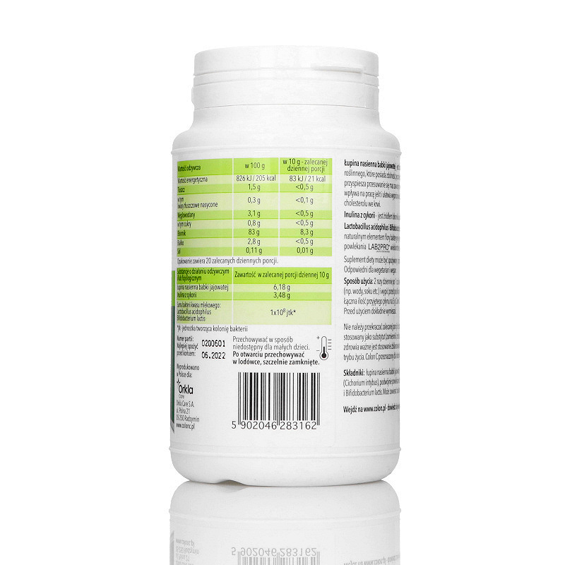 Colon C, proszek zawierający składniki wspomagające utrzymanie zdrowych jelit, 200 g