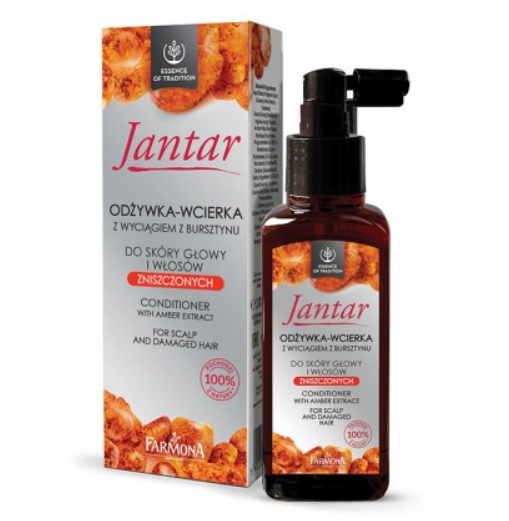 Jantar Medica, szampon z wyciągiem z bursztynu, 330 ml