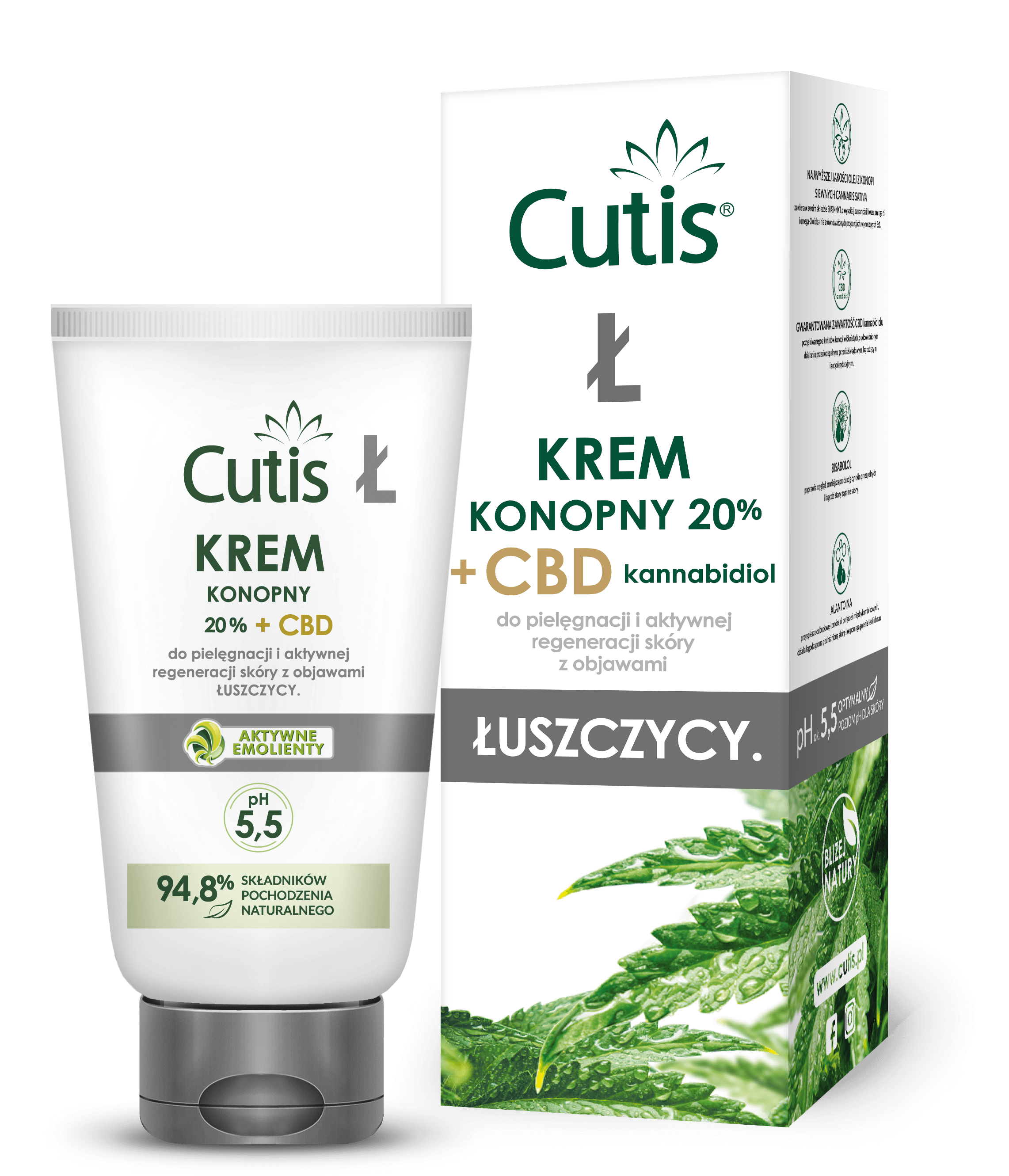 Cutis Ł - Łuszczyca, krem, 120 ml