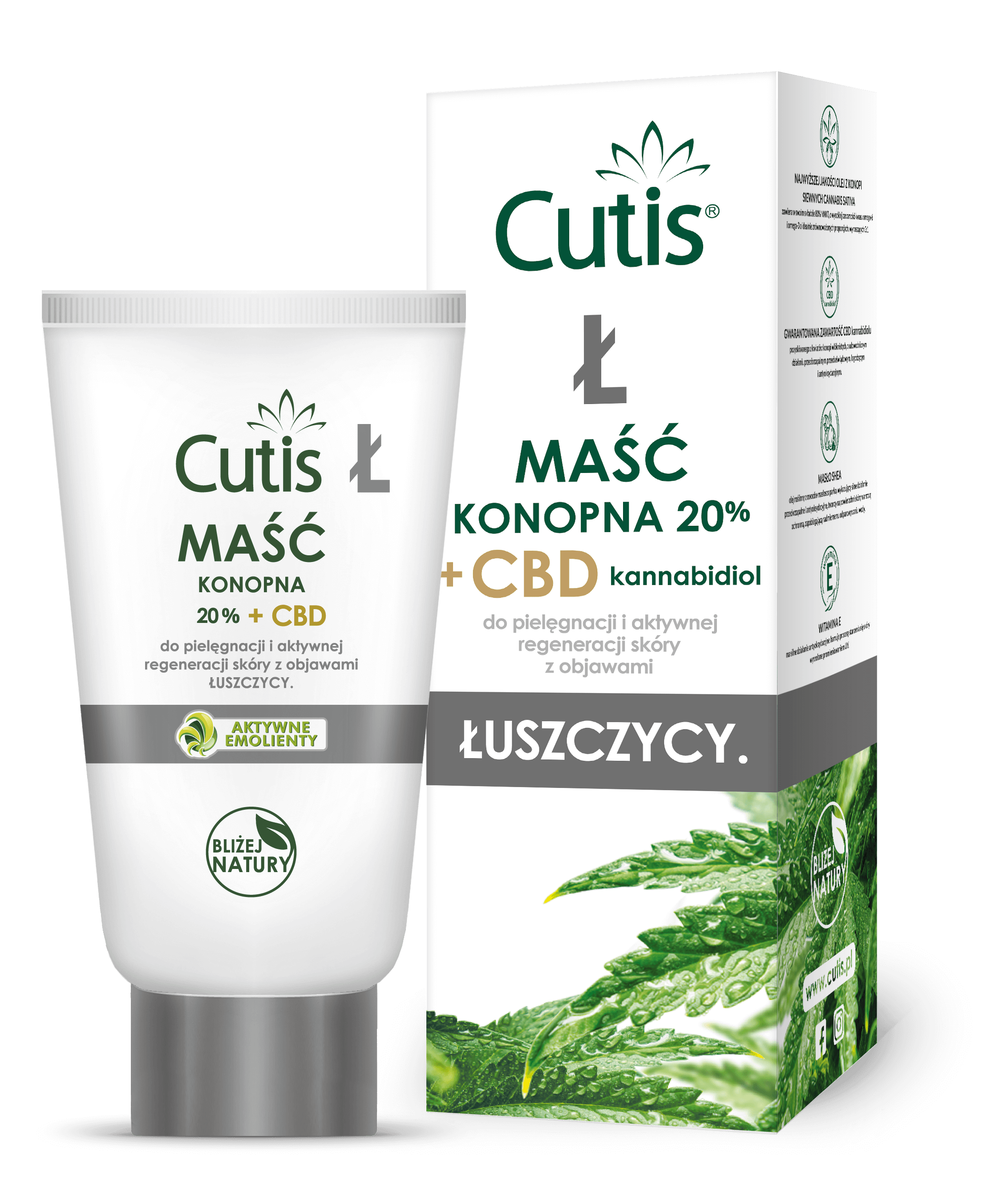 Cutis Ł - Łuszczyca, maść, 120 ml
