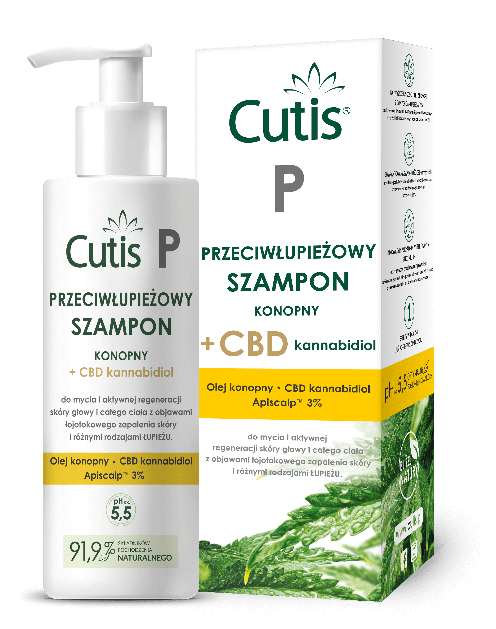 CUTIS P, szampon przeciwłupieżowy, 150 ml