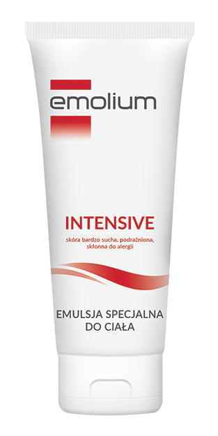 Emolium Intensive, emulsja specjalna do ciała dla skóry bardzo suchej, podrażnionej, skłonnej do alergii, 200 ml