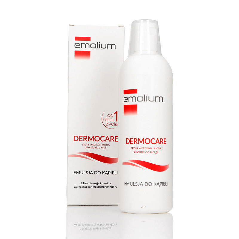 Emolium Dermocare , emulsja do kąpieli na suchą skórę dla dzieci i dorosłych,  400 ml